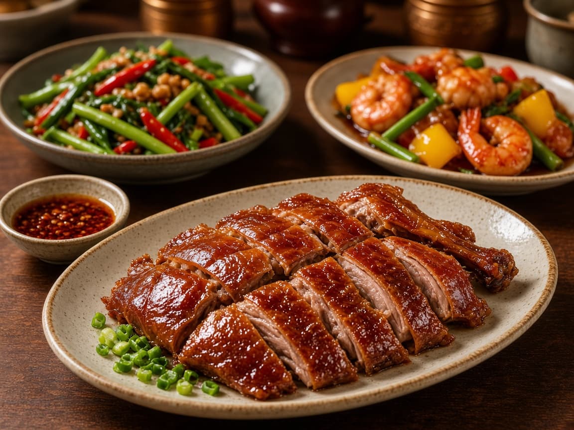 Chinese stir-fry and rice dishes